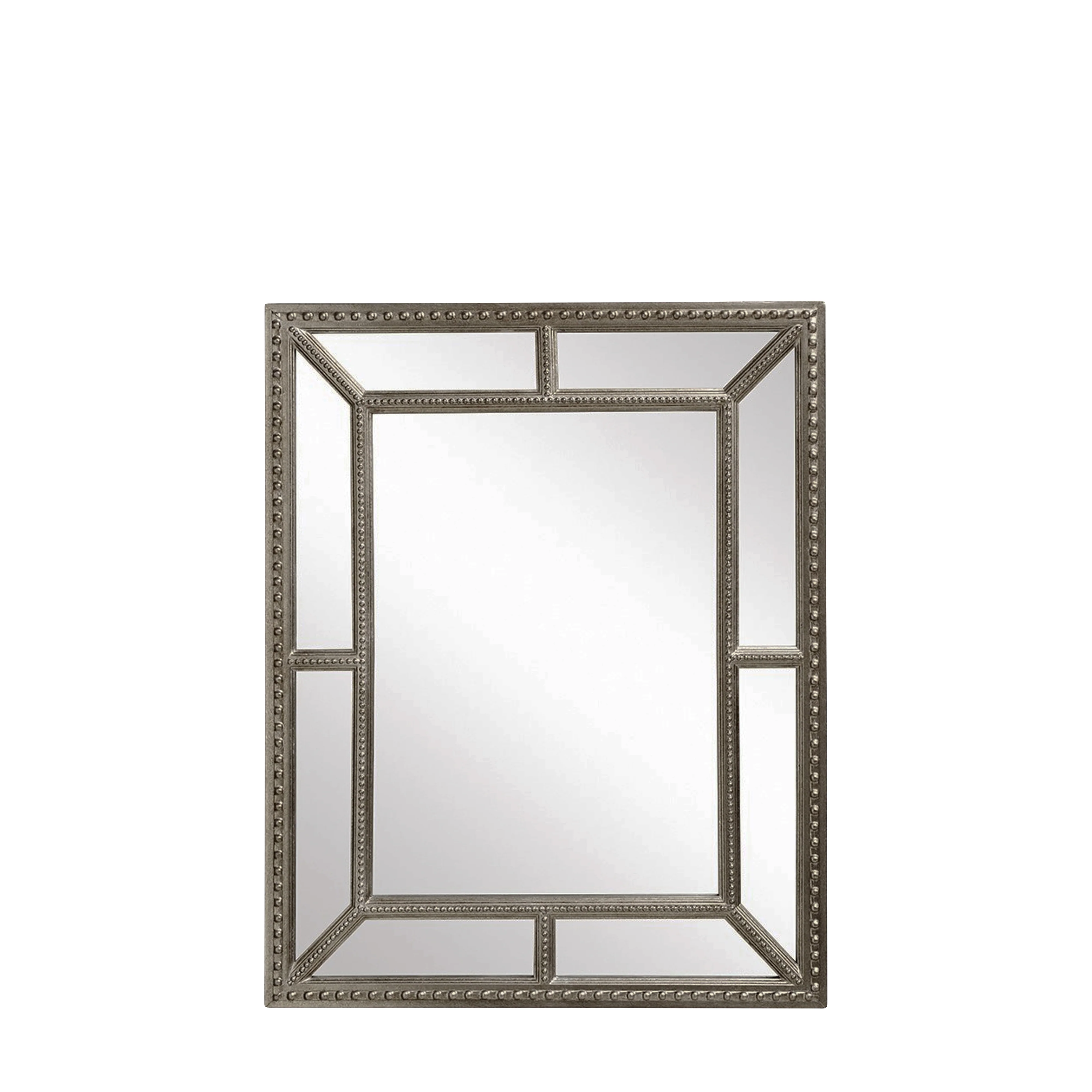 Amos Aged pewter rectangle mirror - Image 3