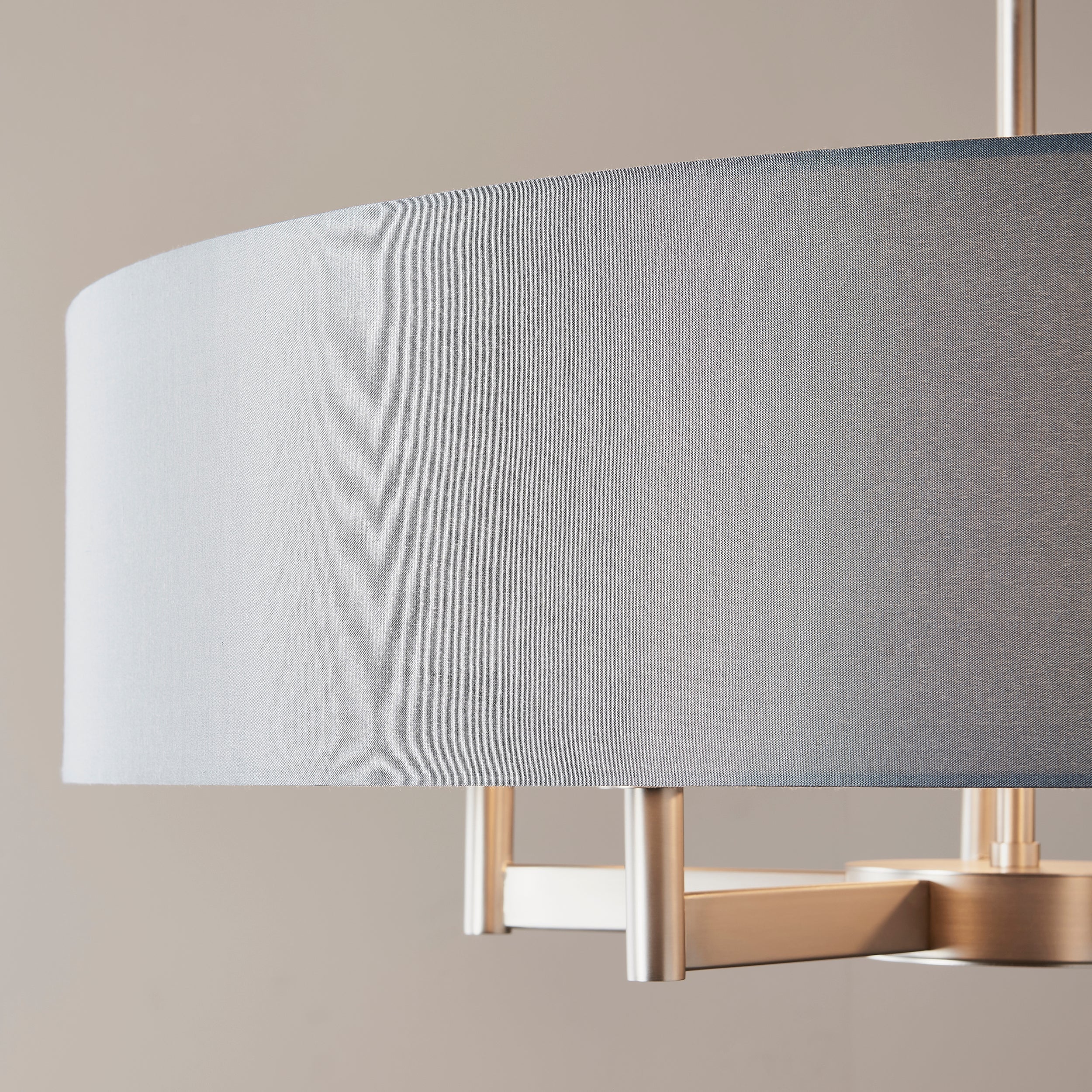 Endon Grande 5 Light Pendant Matt Nickel & Grey - Image 7