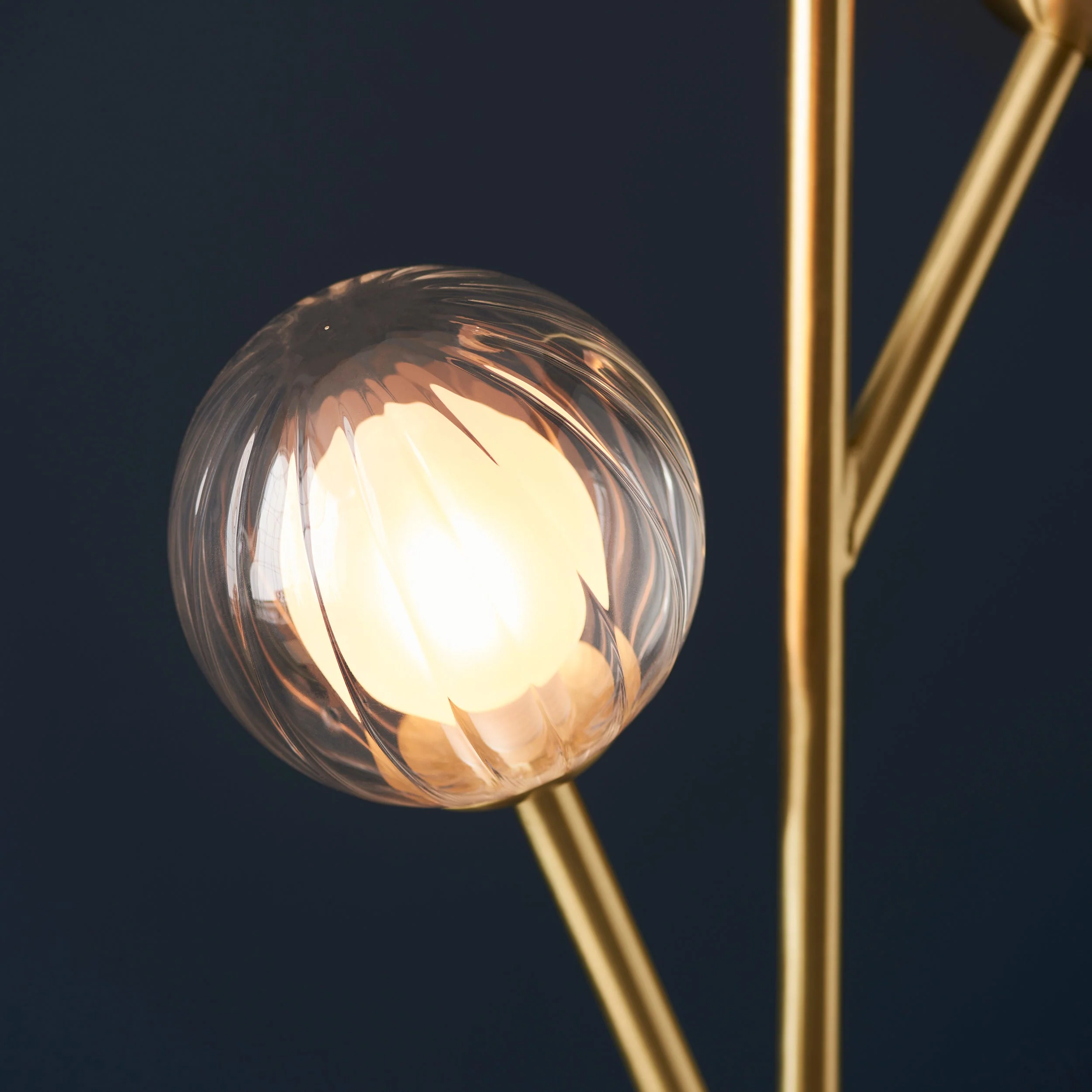 Amos Brixton Floor Lamp Satin Brass - Image 6