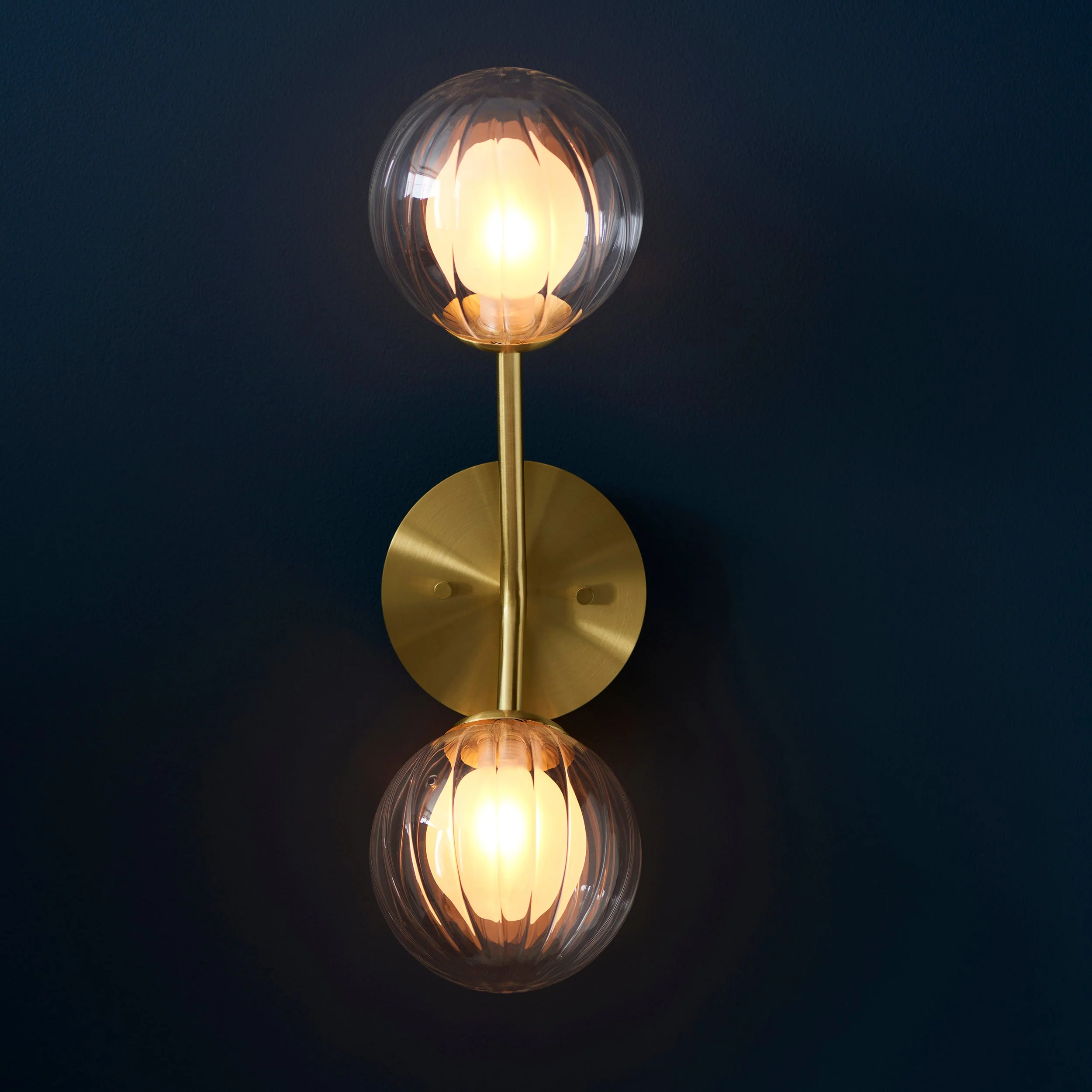 Amos Brixton Wall Light Satin Brass - Image 5