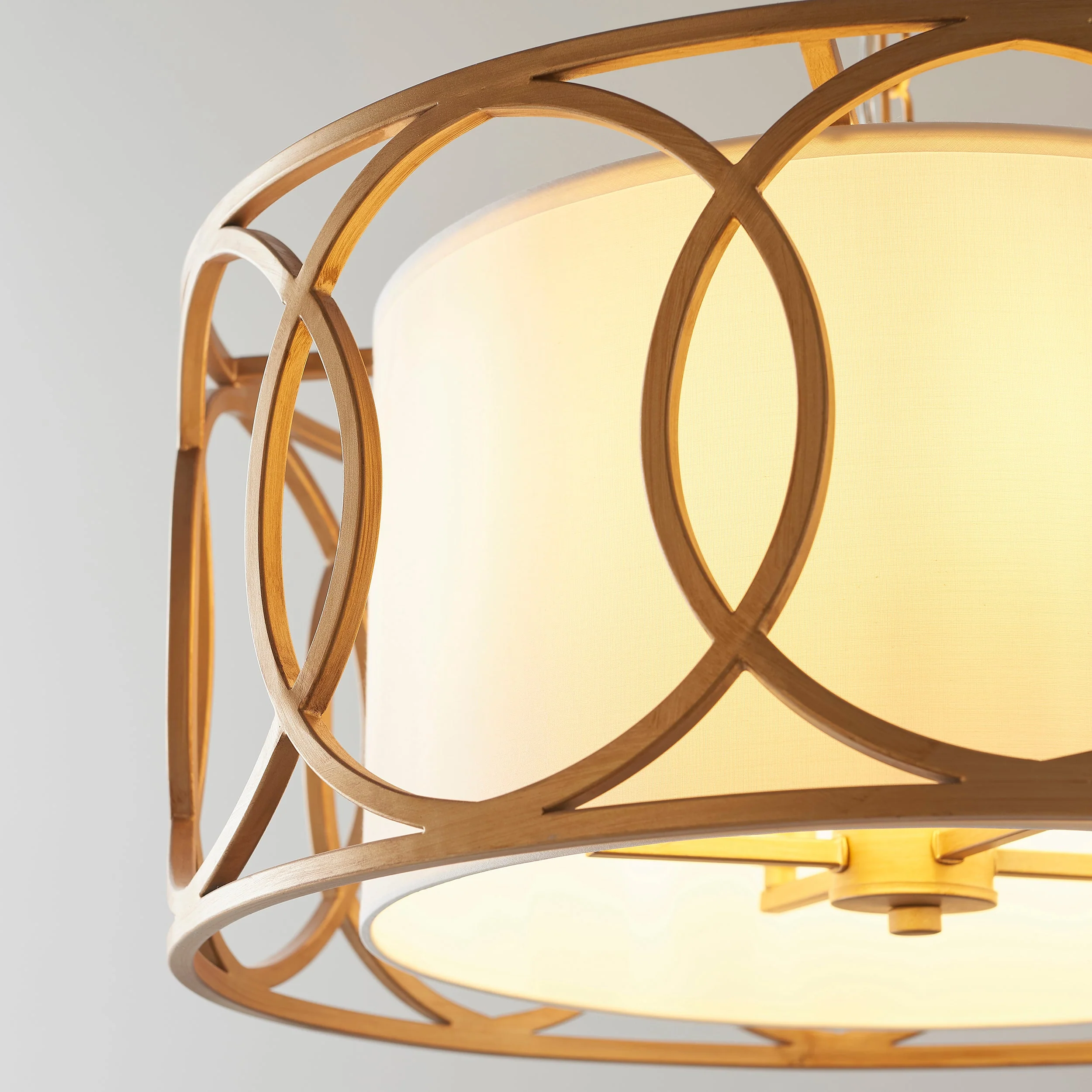 Amos Carrissima Brushed Gold Pendant - Image 5