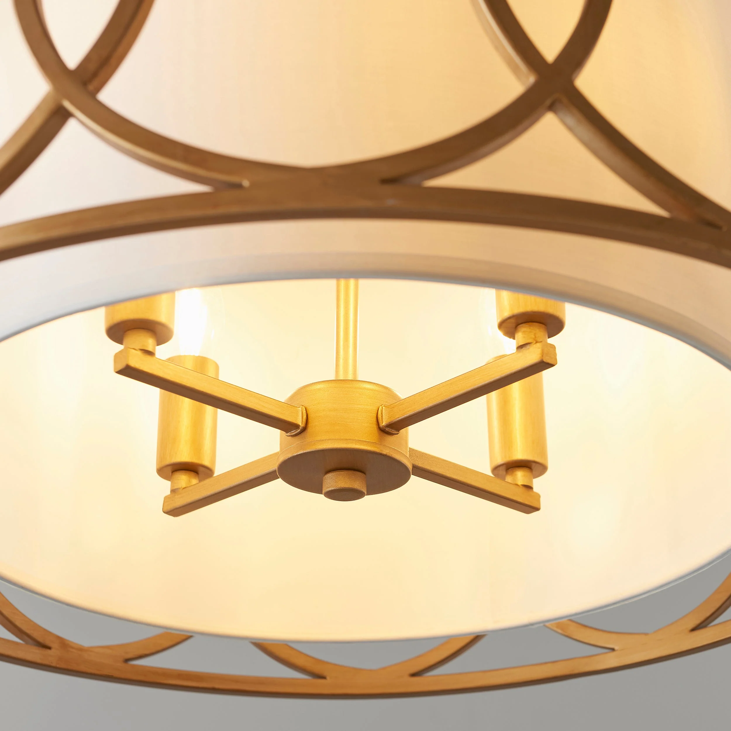 Amos Carrissima Brushed Gold Pendant - Image 6