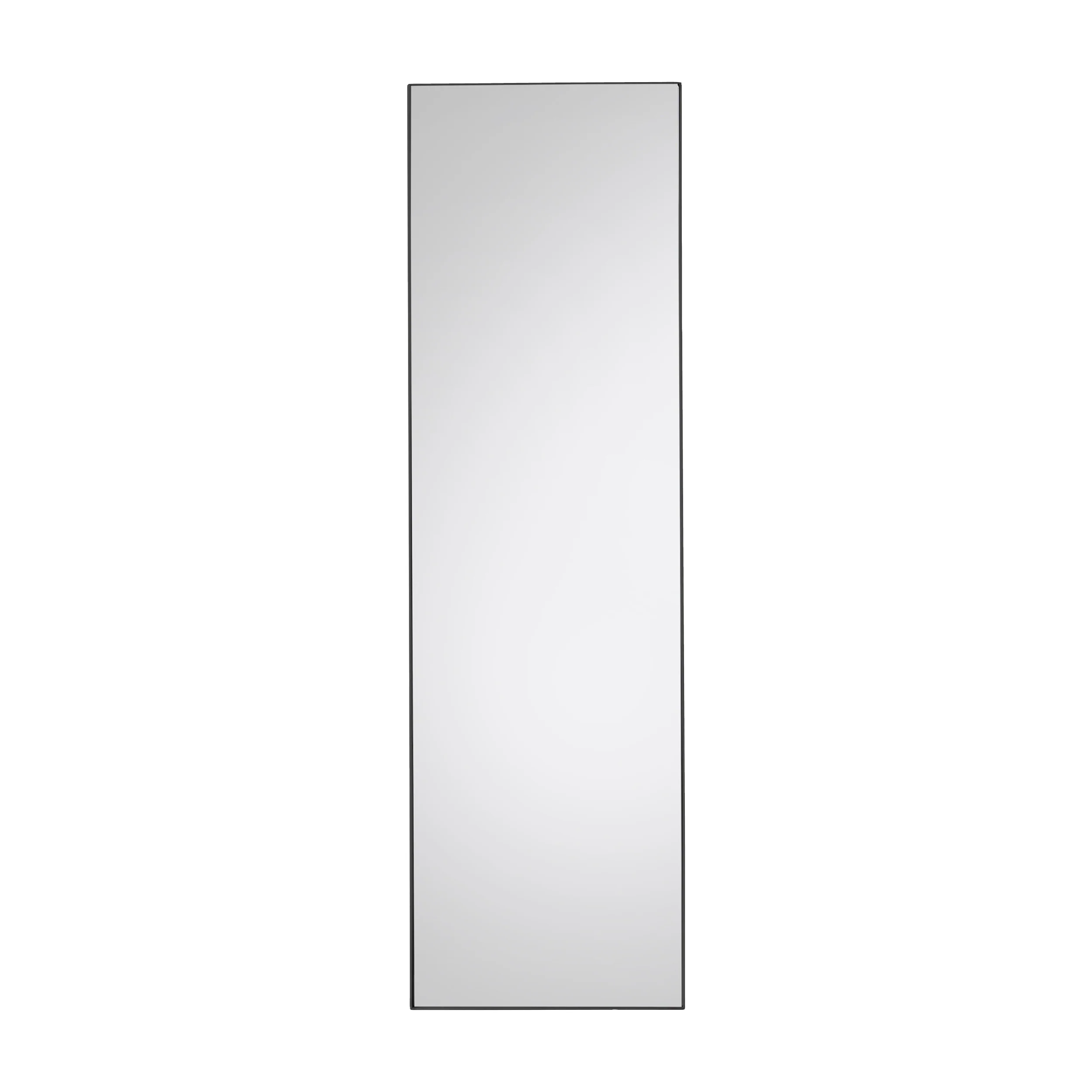 Amos Matt black rectangle leaner mirror - Image 2