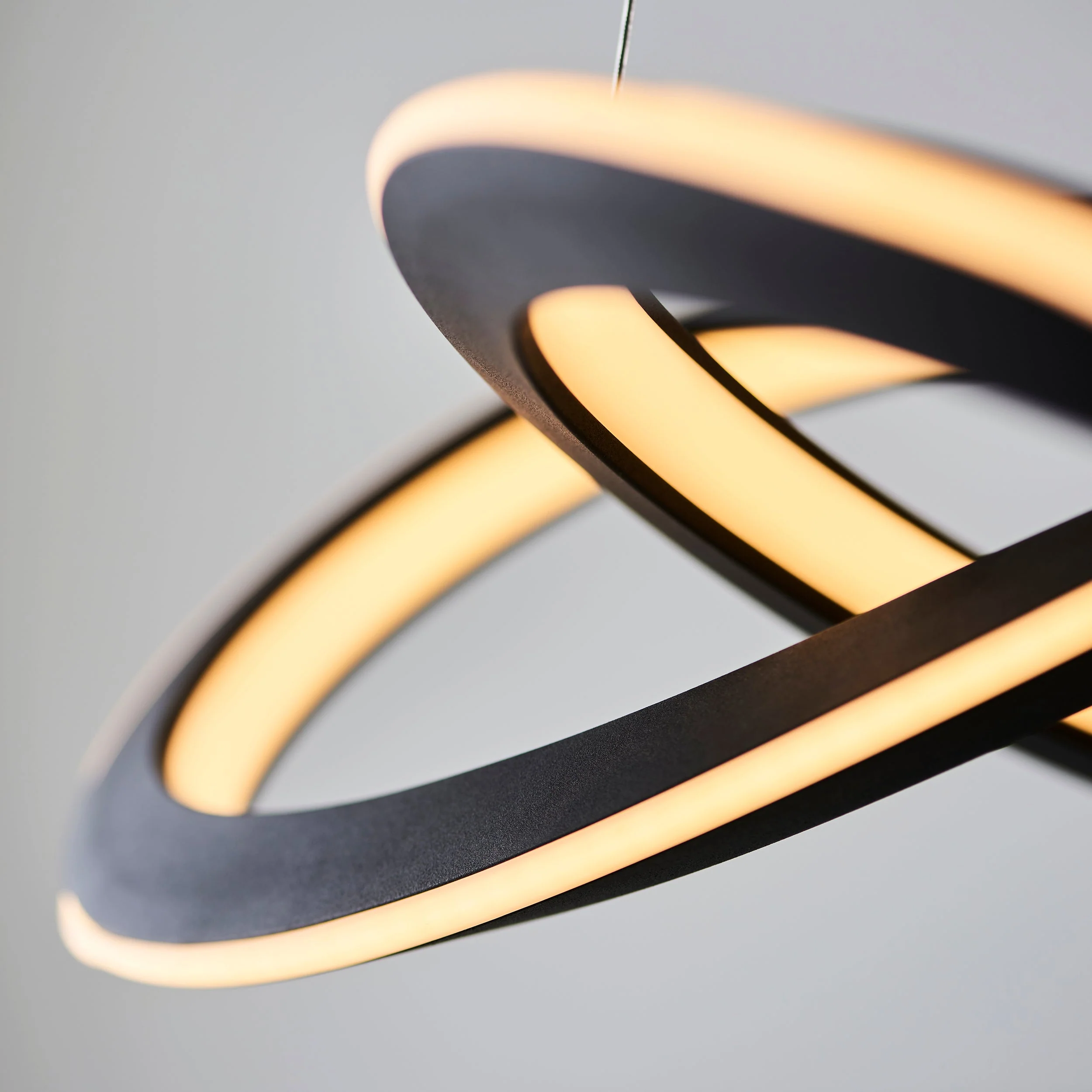 Endon Espina Textured Black LED Pendant - Image 6