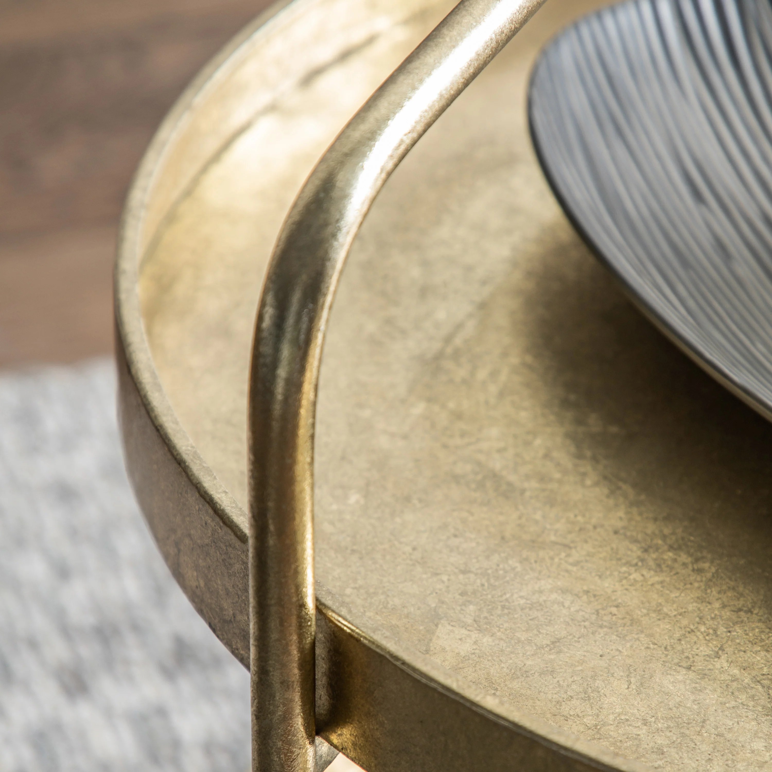 Amos Sennen Coffee Table Gold - Image 3