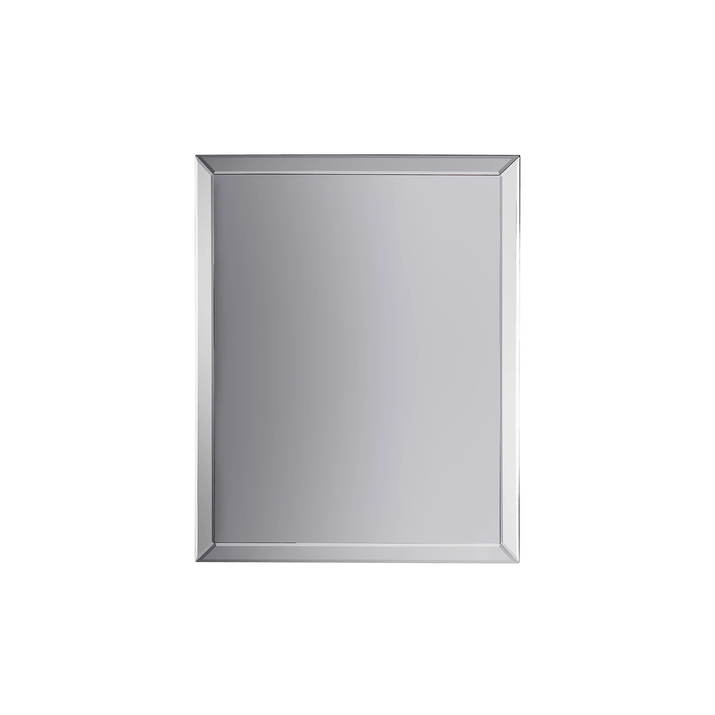 Amos Silver edged large mirror - Image 2