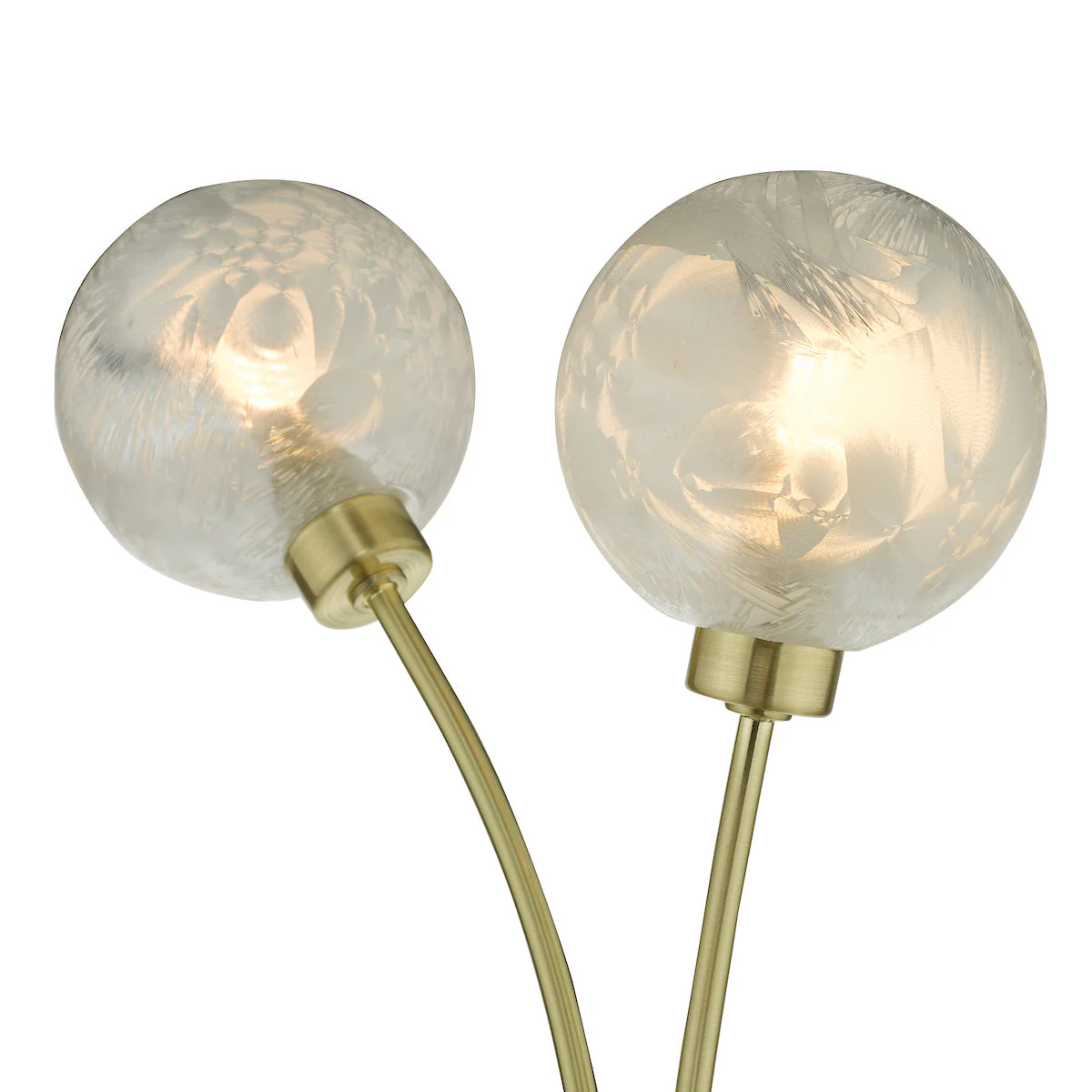 Dar Avari Wall Light Satin Brass Glass - Image 3