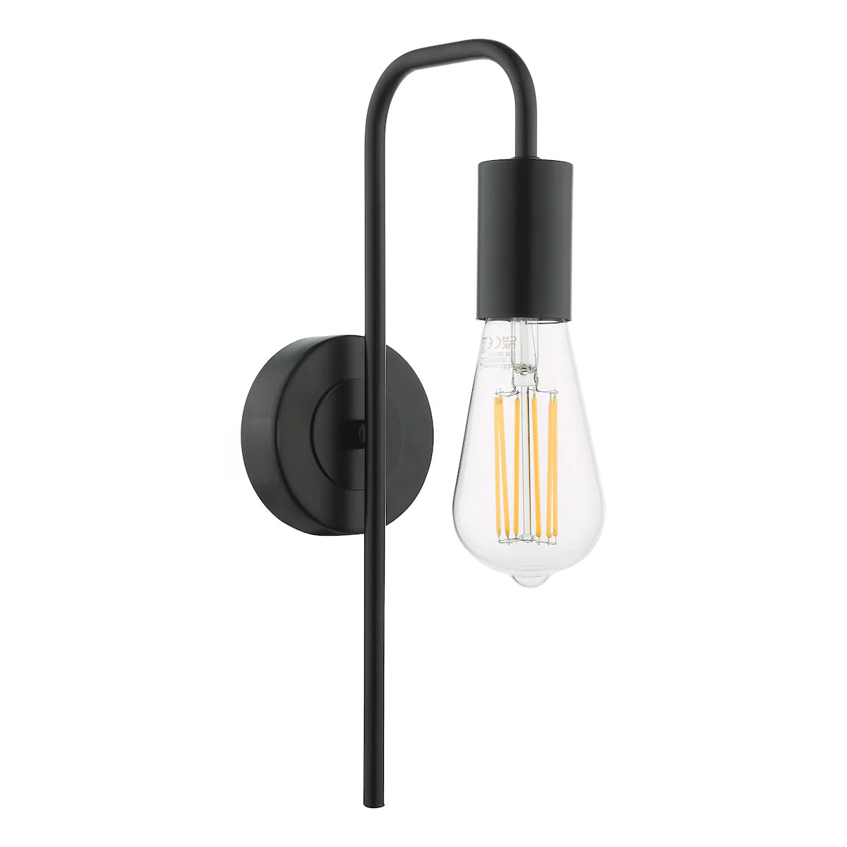 Dar Dena Wall Light Matt Black - Image 4