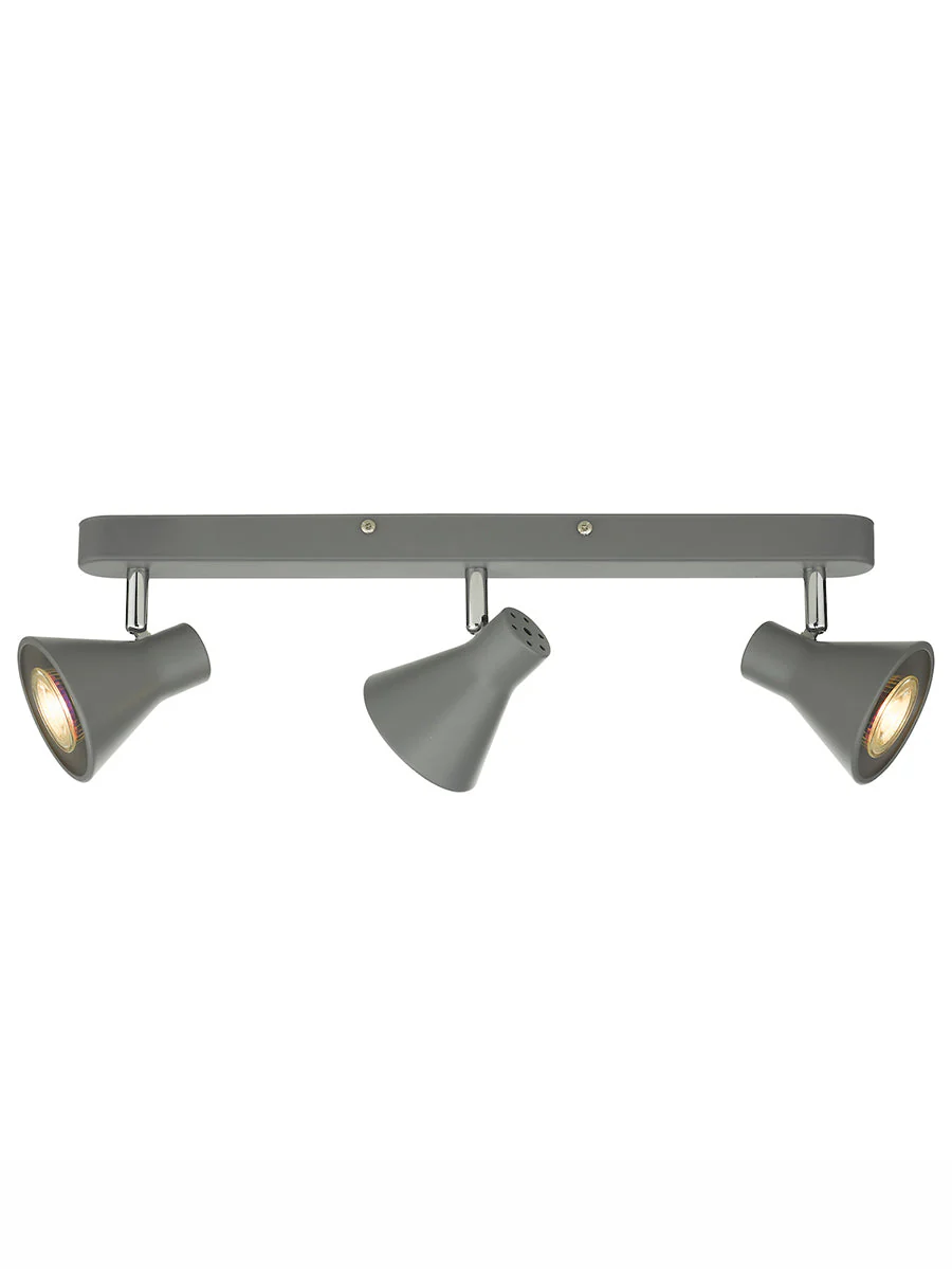 Dar Diza 3 Light Bar Spotlight Matt Grey - Image 3