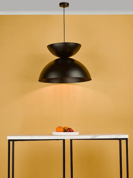 Dar Riya Japandi Style Pendant Satin Black - Image 5