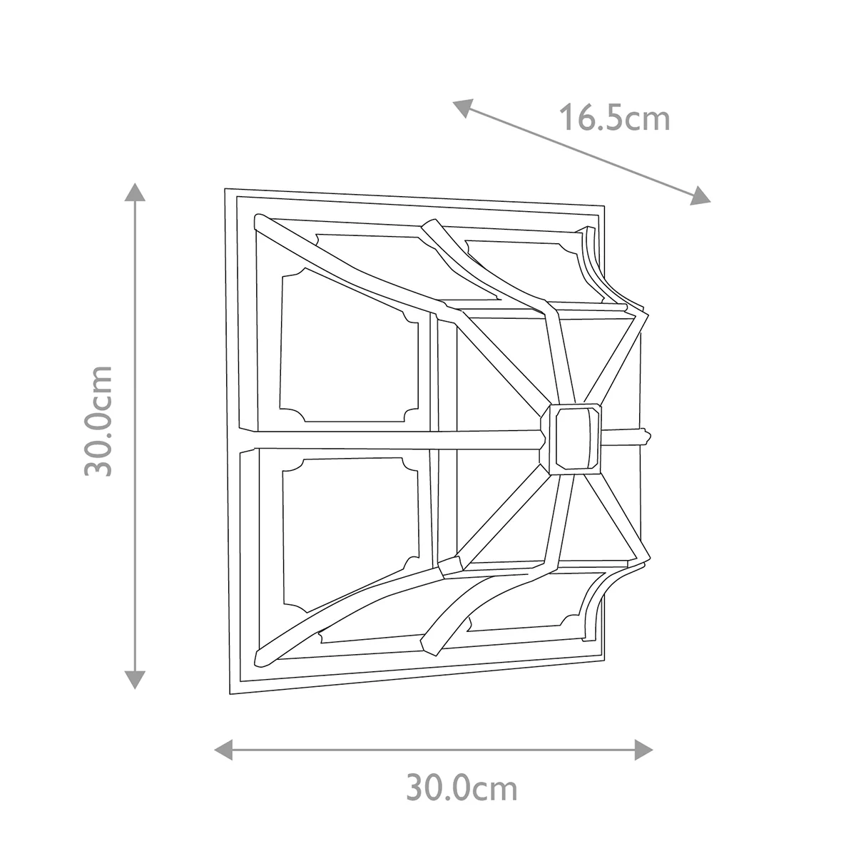 Elstead Chapel 1 Light Flush Lantern - Image 5