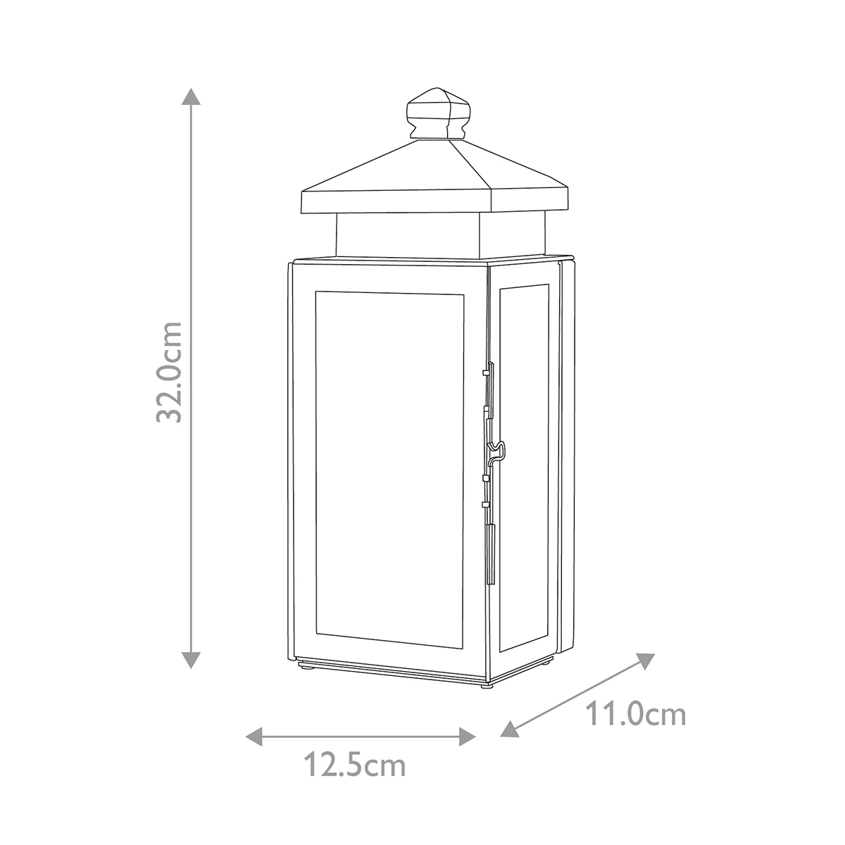 Elstead Matlock 1 Light Wall Lantern - Image 6
