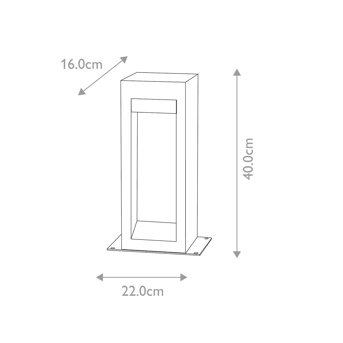 Elstead Parkstone Medium LED Bollard - Image 5