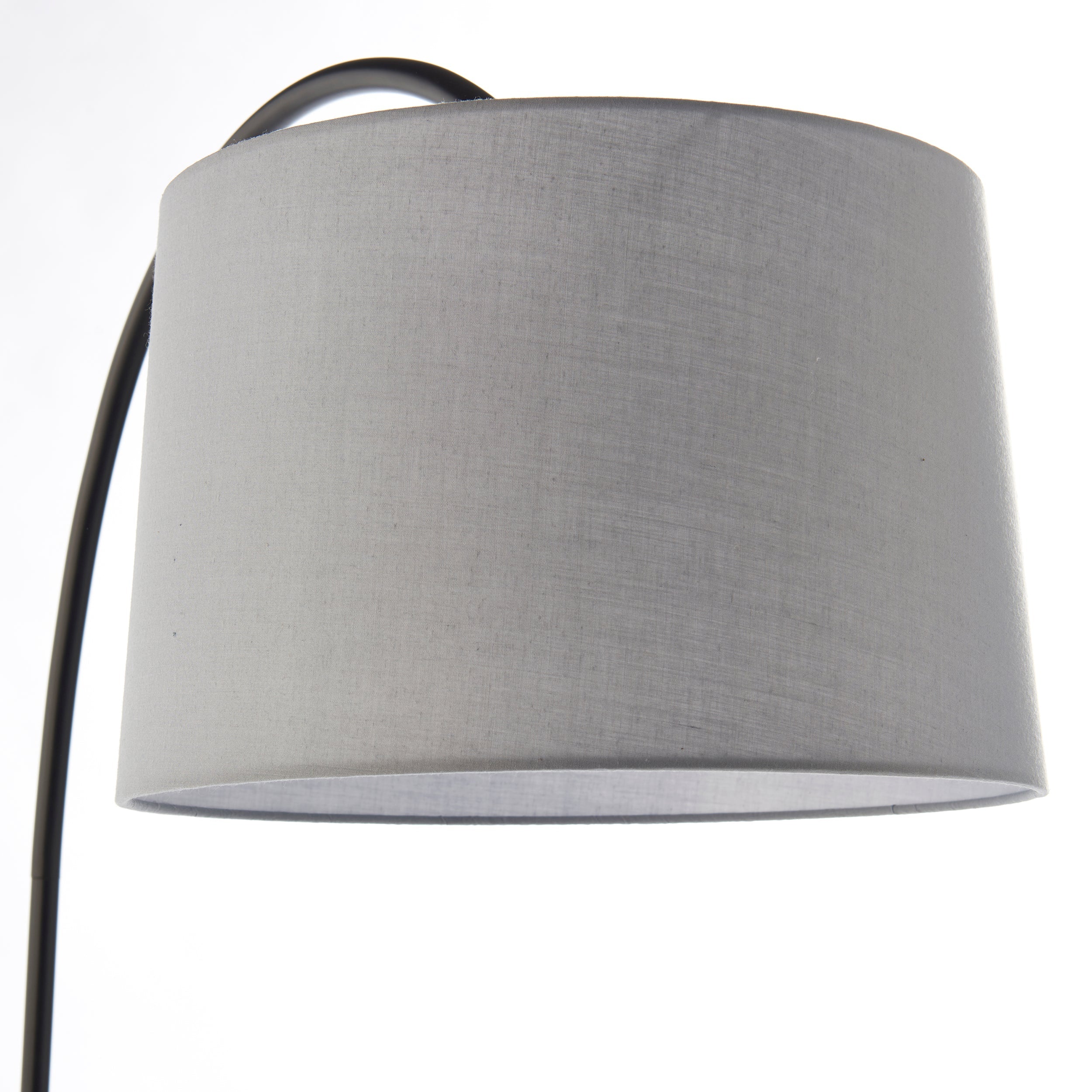 Endon Carlson Matt Black Floor Lamp with Shade - Image 6