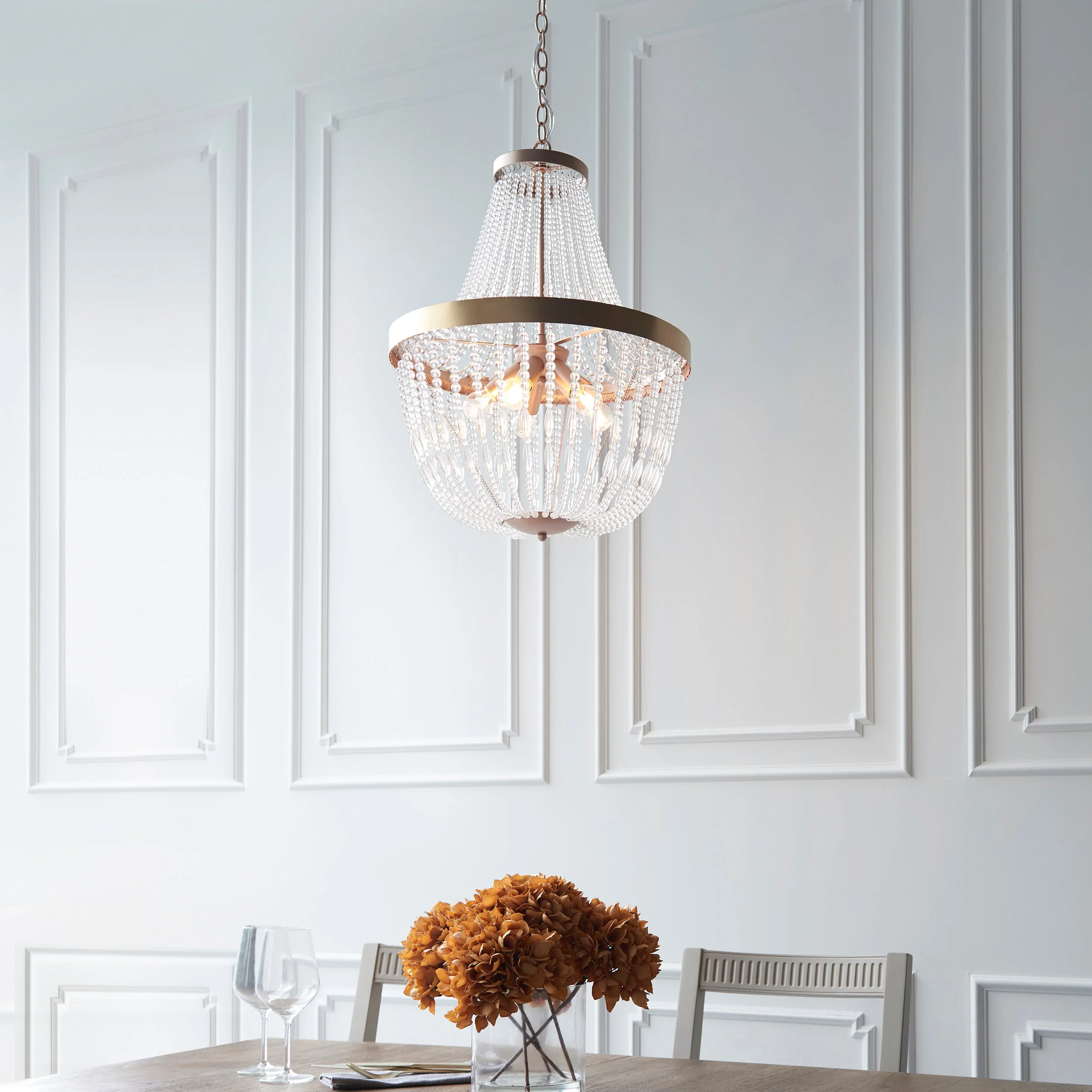 Endon Celine Rose Gold 5lt Chandelier - Image 3