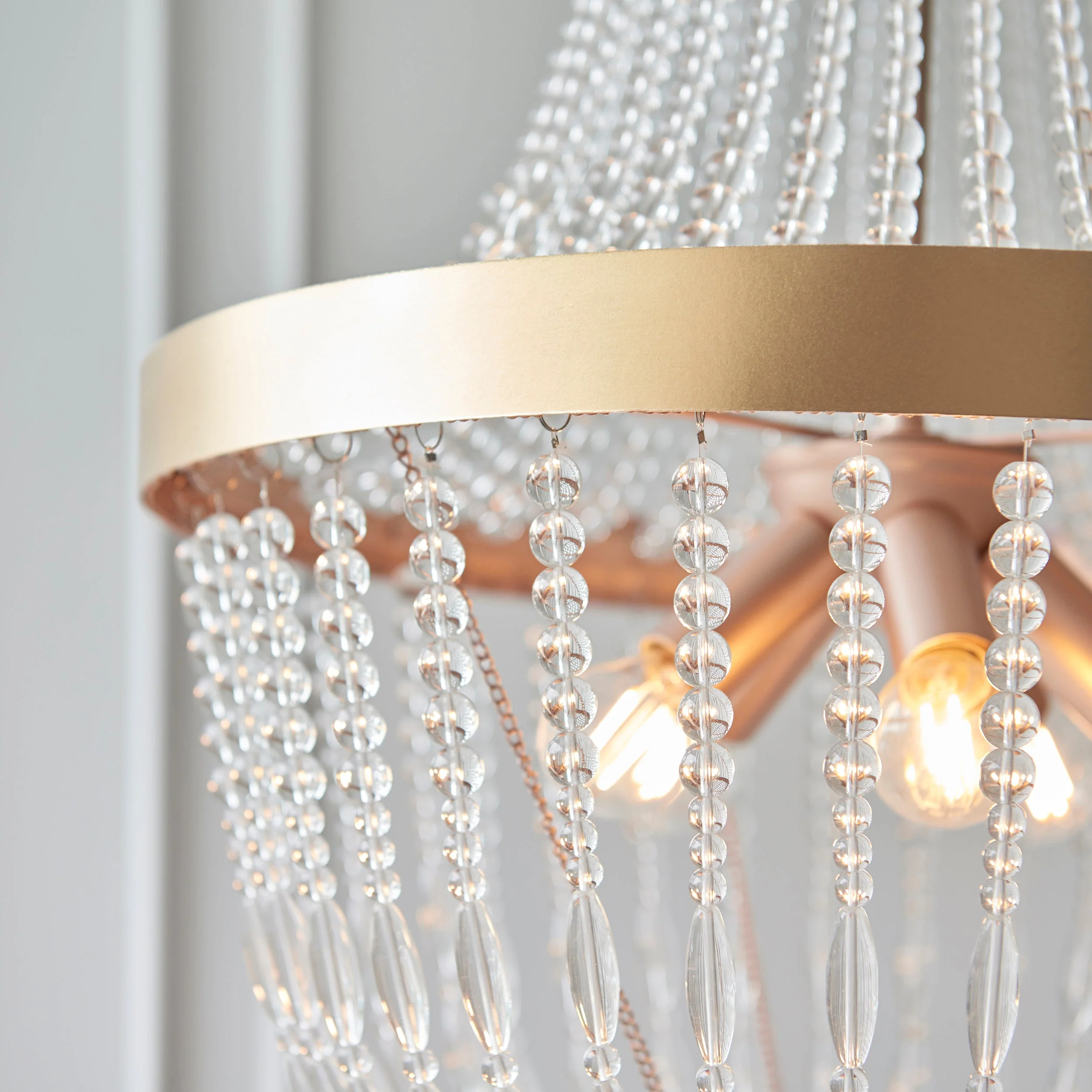 Endon Celine Rose Gold 5lt Chandelier - Image 5