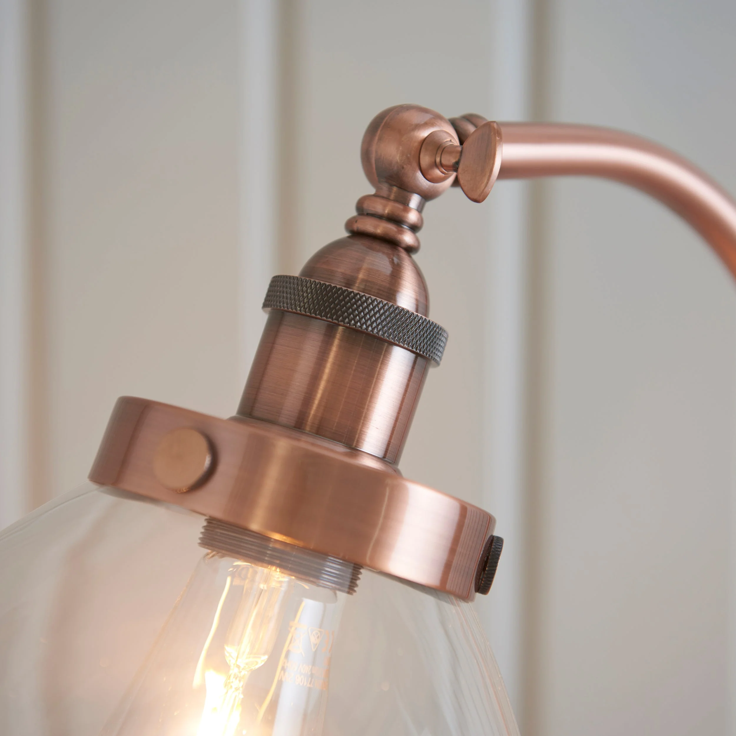 Endon Hansen Floor Lamp Aged Copper - Image 6