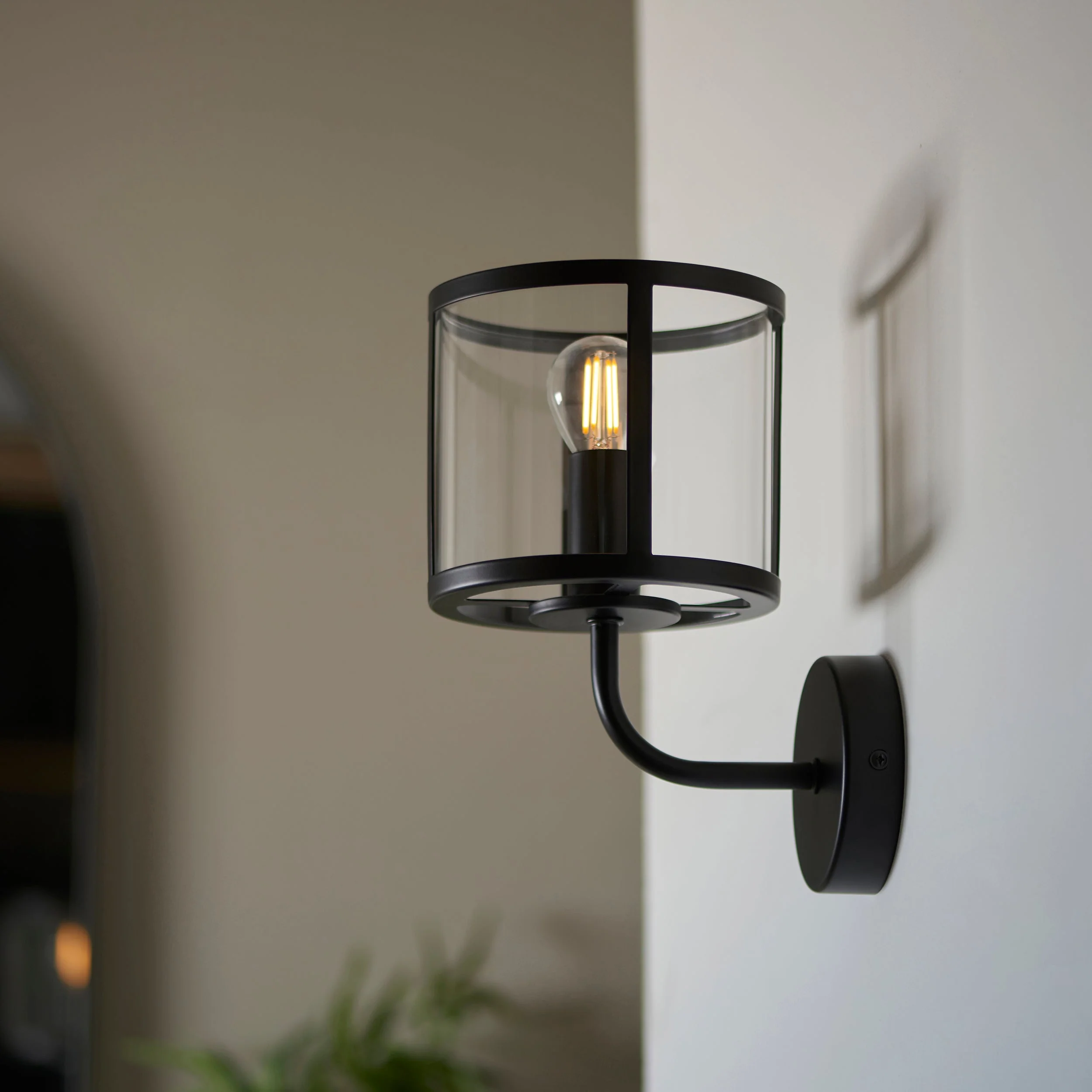 Endon Hopton Wall Light Matt Black - Image 4