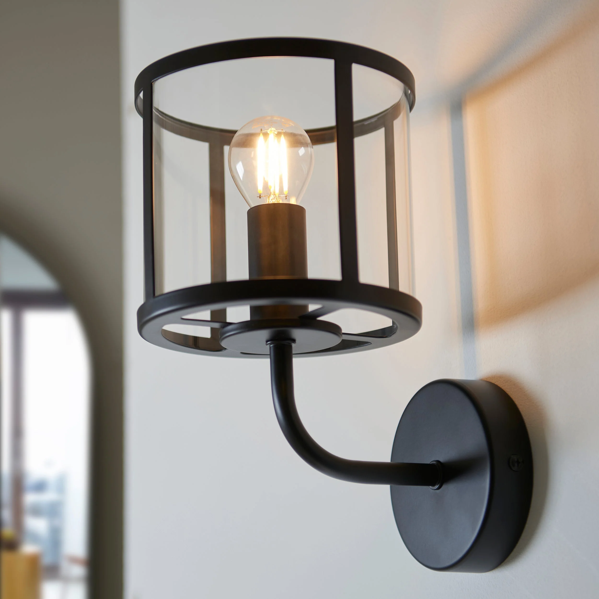 Endon Hopton Wall Light Matt Black - Image 5