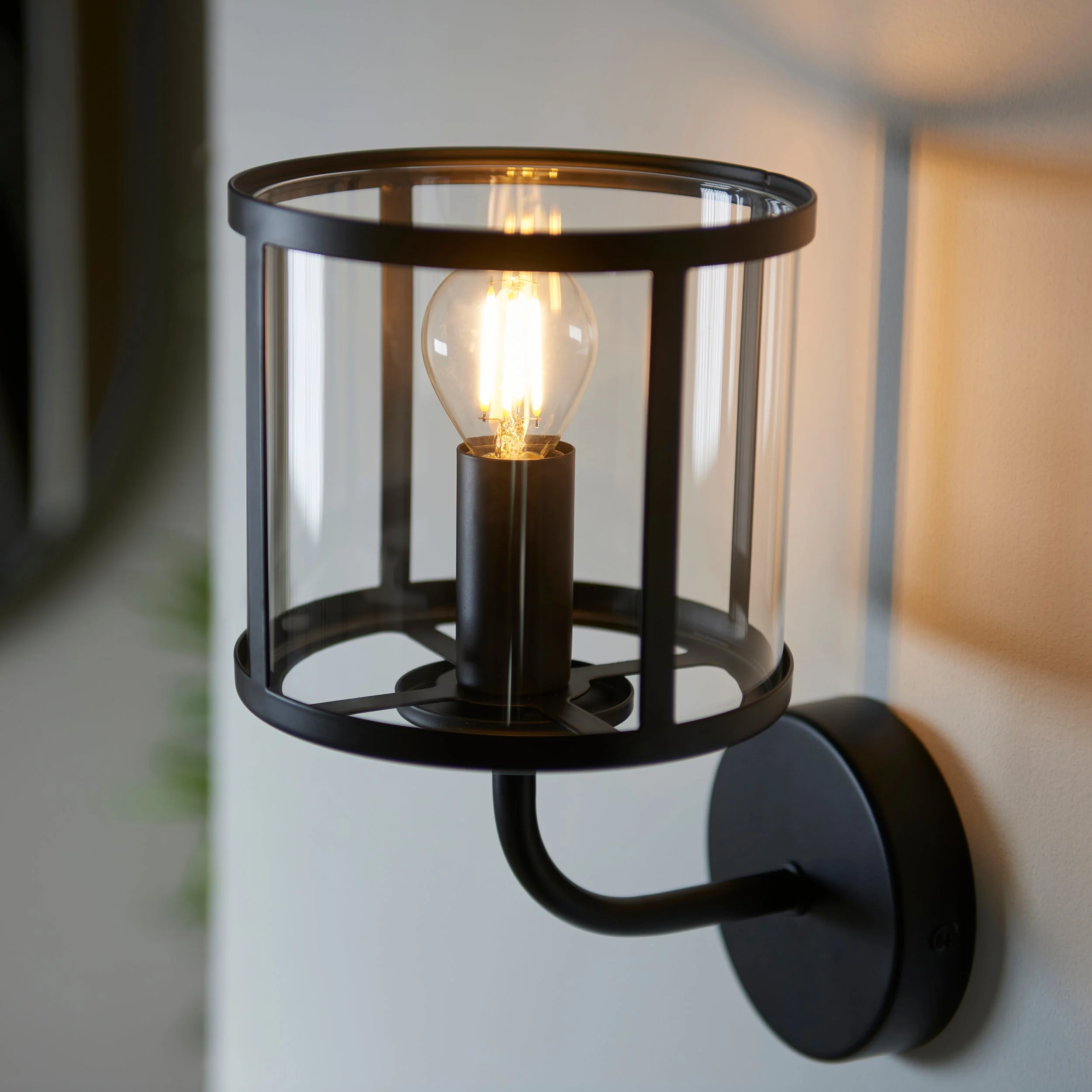 Endon Hopton Wall Light Matt Black - Image 6