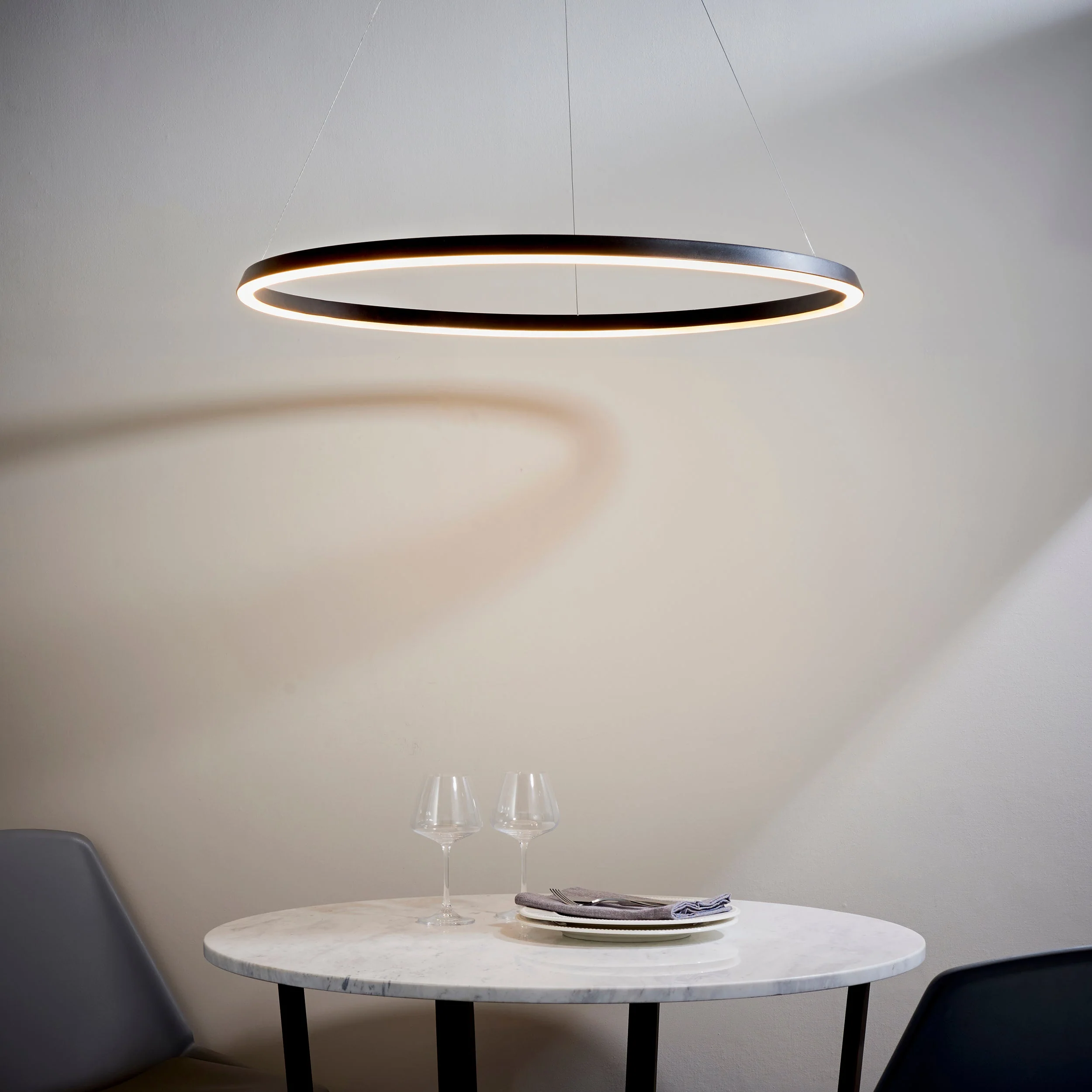 Endon Staten LED Pendant Matt Black - Image 3
