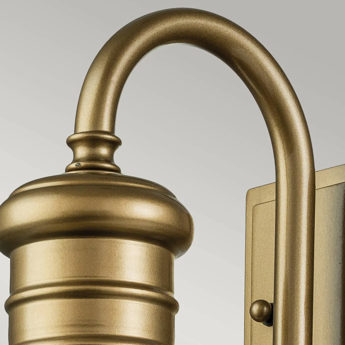 Feiss Redding Station 1 Light Small Wall Lantern Brass - Image 4