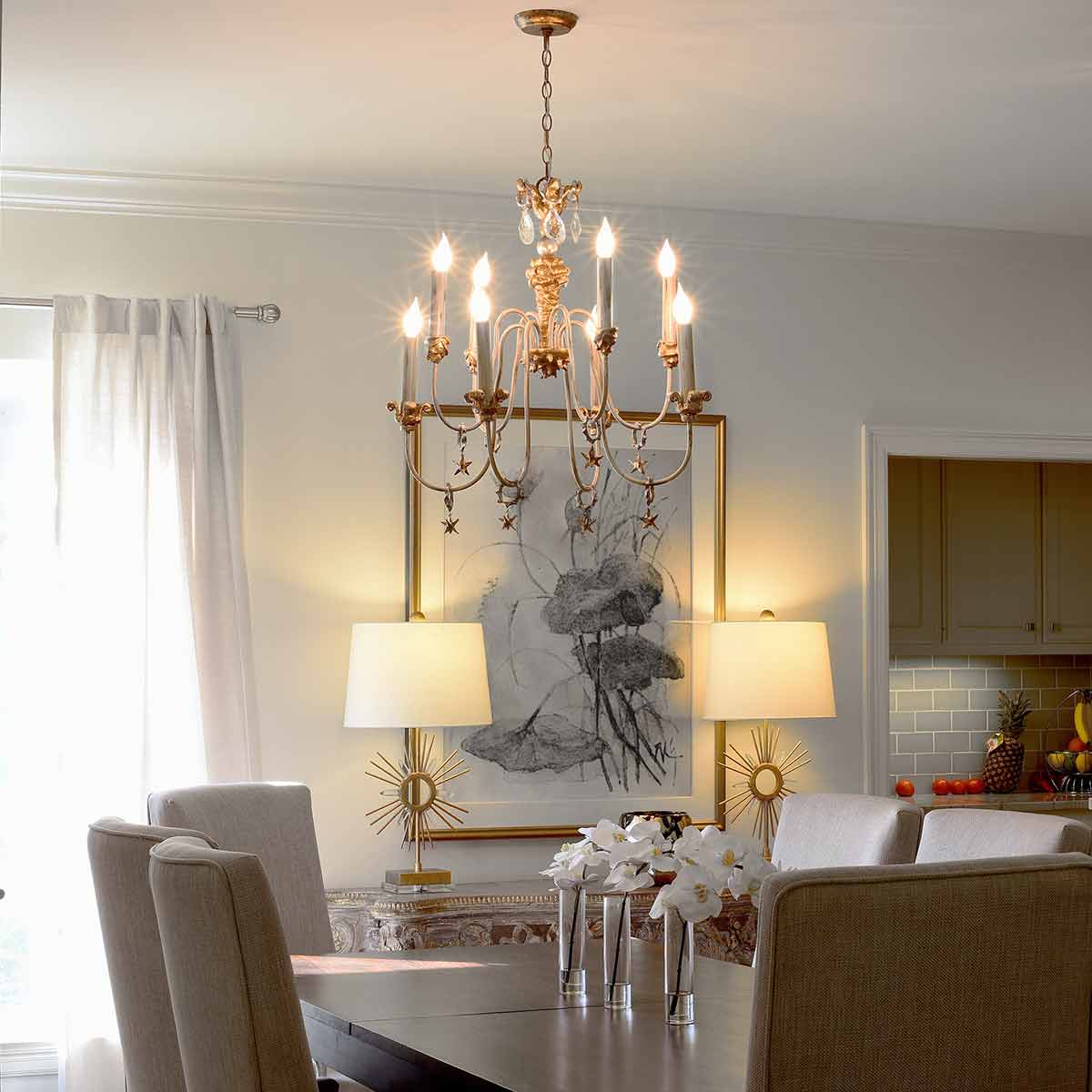 Flambeau Mignon 8 Light Chandelier - Image 4