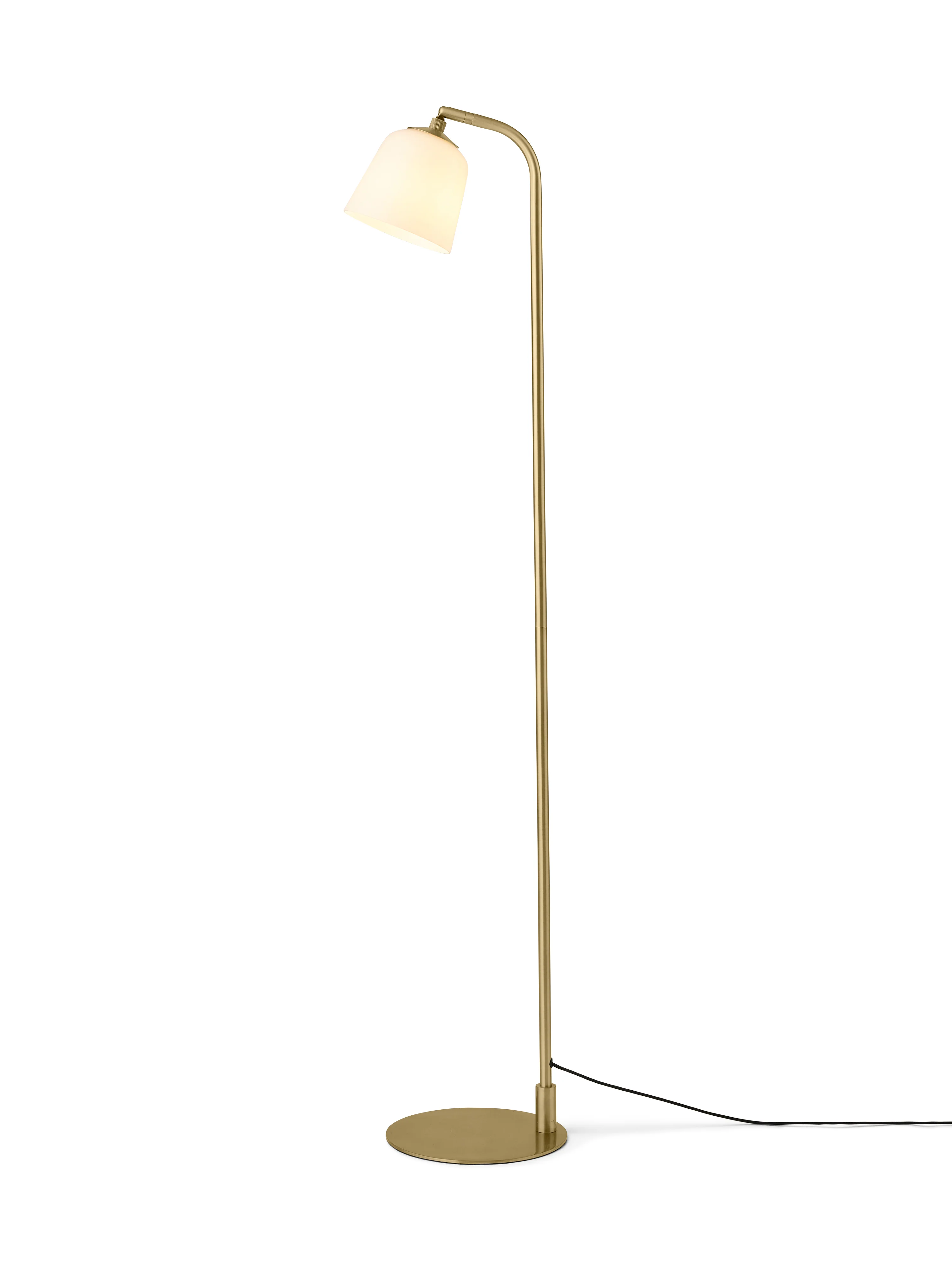 Halo Design Room 49 Floor Lamp Opal / Antique Brass - Image 3