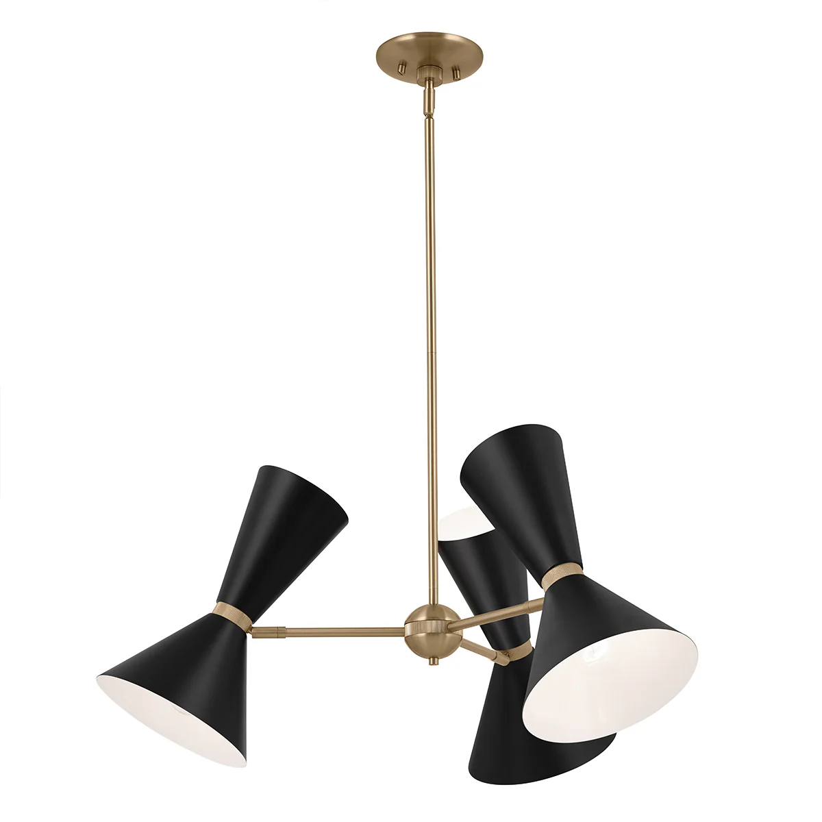Kichler Phix 3 arm, 6 light up and down Chandelier