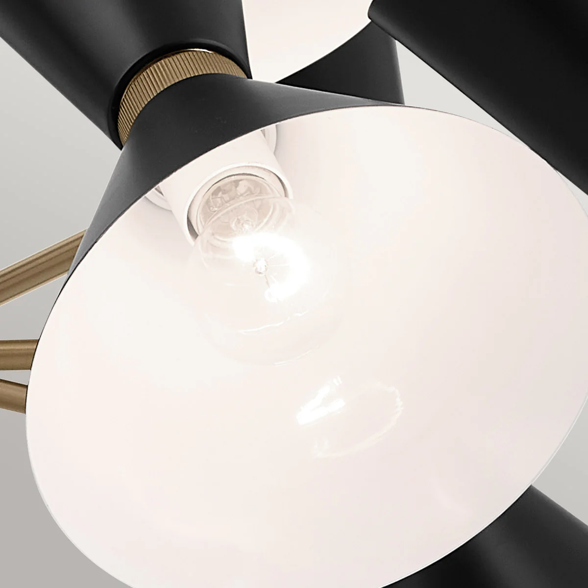 Kichler Phix 3 arm, 6 light up and down Chandelier - Image 4
