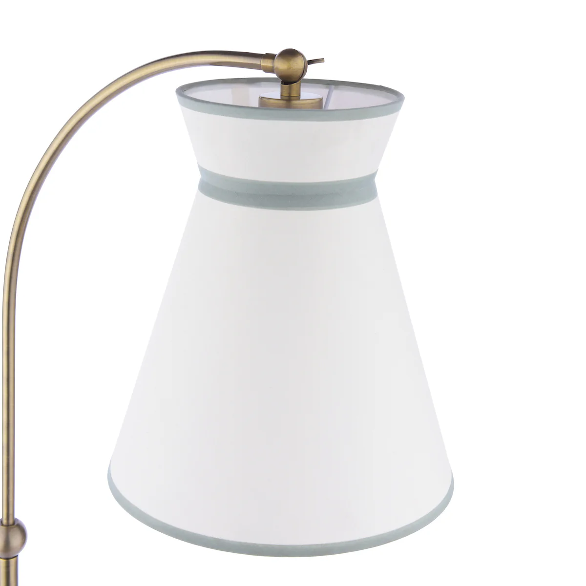 Laura Ashley Dearham Floor Lamp Antique Brass With Shade - Image 4
