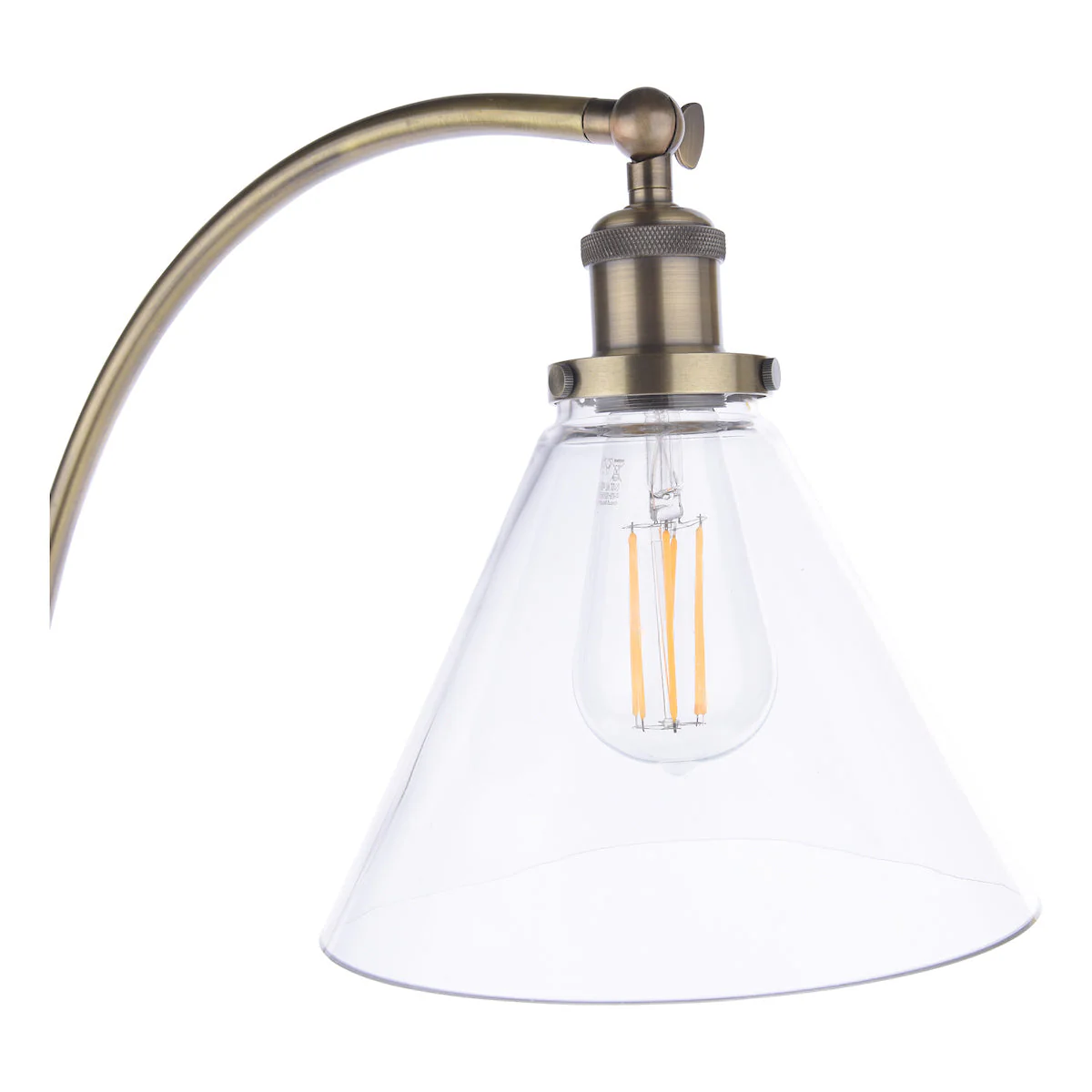 Laura Ashley Isaac Floor Lamp Antique Brass - Image 5