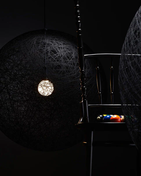 Moooi Random Medium Black Pendant Chandelier - Image 3