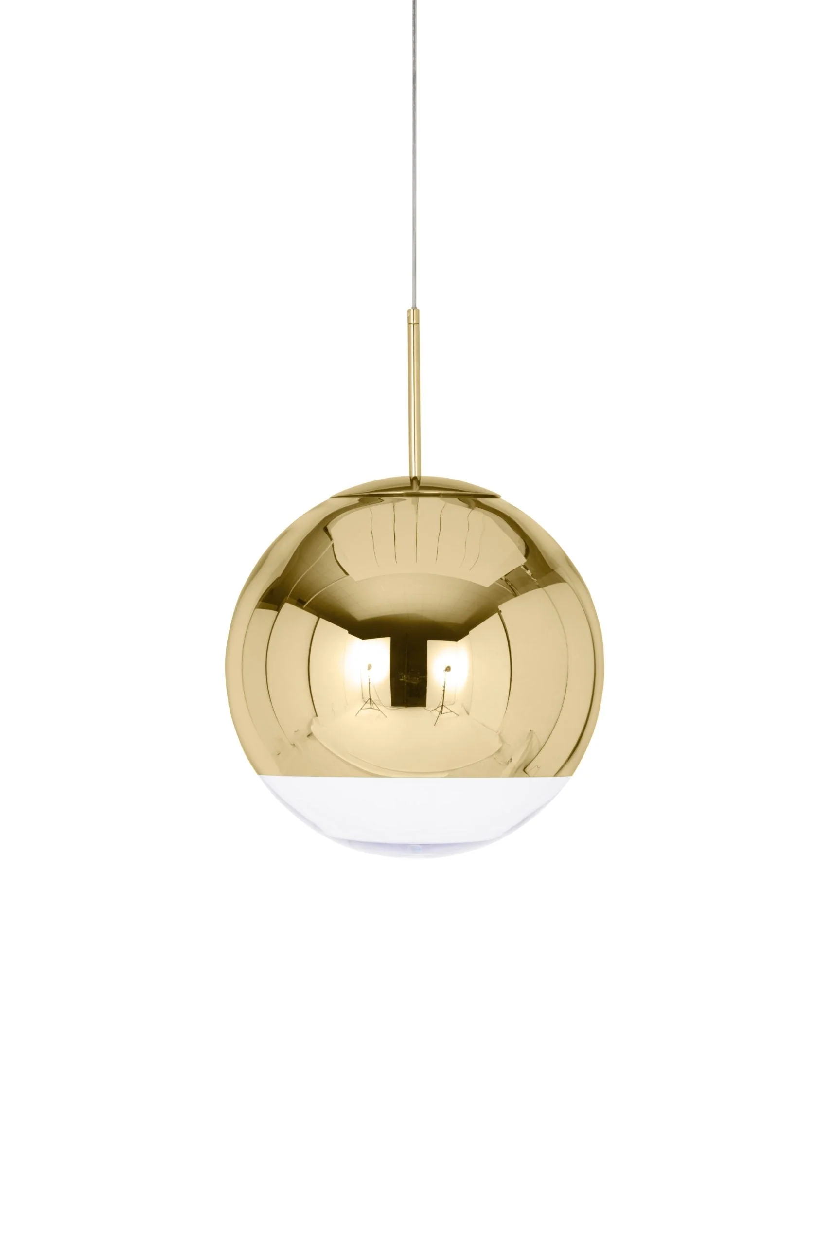 Tom Dixon Mirror Ball Pendant Gold 40cm