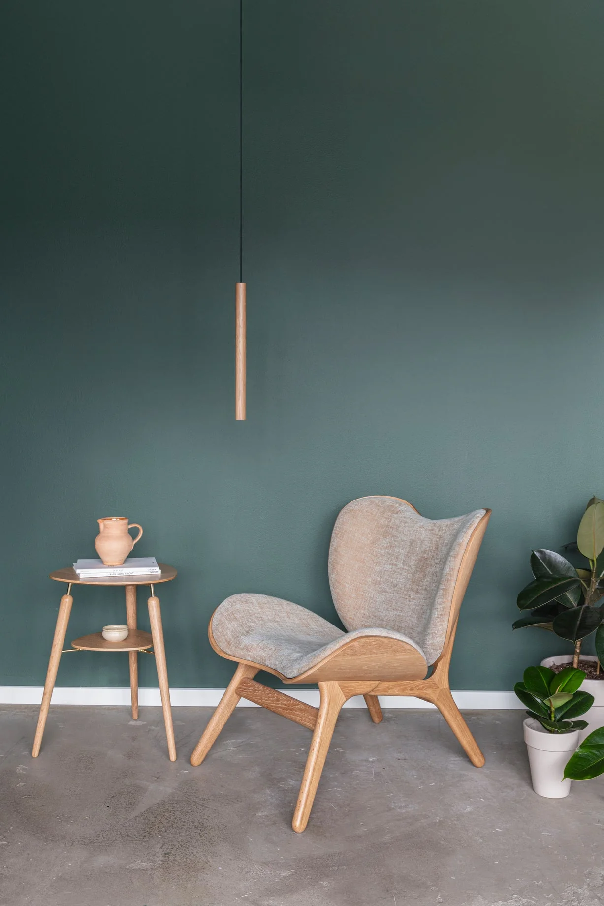 Umage Chimes Tall Pendant, Oak