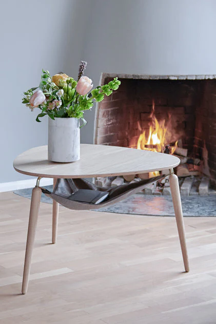 Umage Hang Out Coffee Table Brass & Oak - Image 4