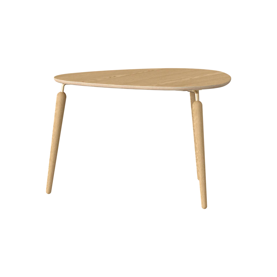 Umage Hang Out Coffee Table Brass & Oak - Image 7