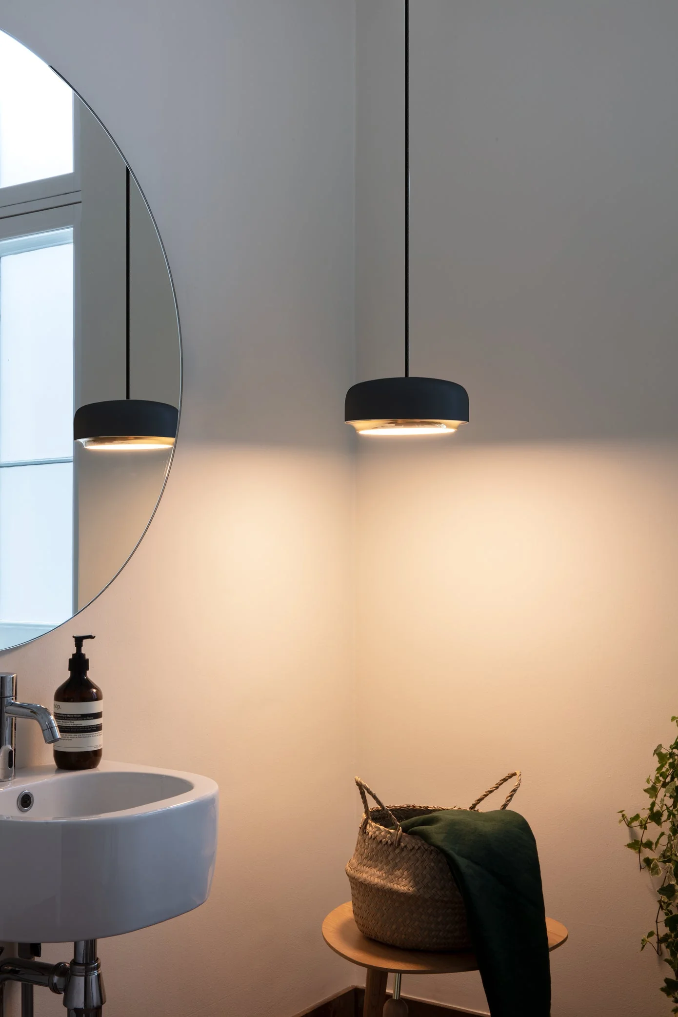 Umage Hazel Pendant Mini, Black & Brass - Image 3